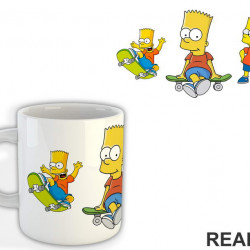 Bart Sa Skejtom - The Simpsons - Simpsonovi - Šolja