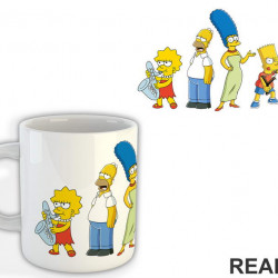 Porodica Na Okupu - The Simpsons - Simpsonovi - Šolja