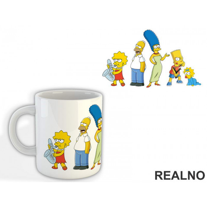 Porodica Na Okupu - The Simpsons - Simpsonovi - Šolja