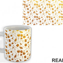 Symbols - Gold - Harry Potter - Šolja