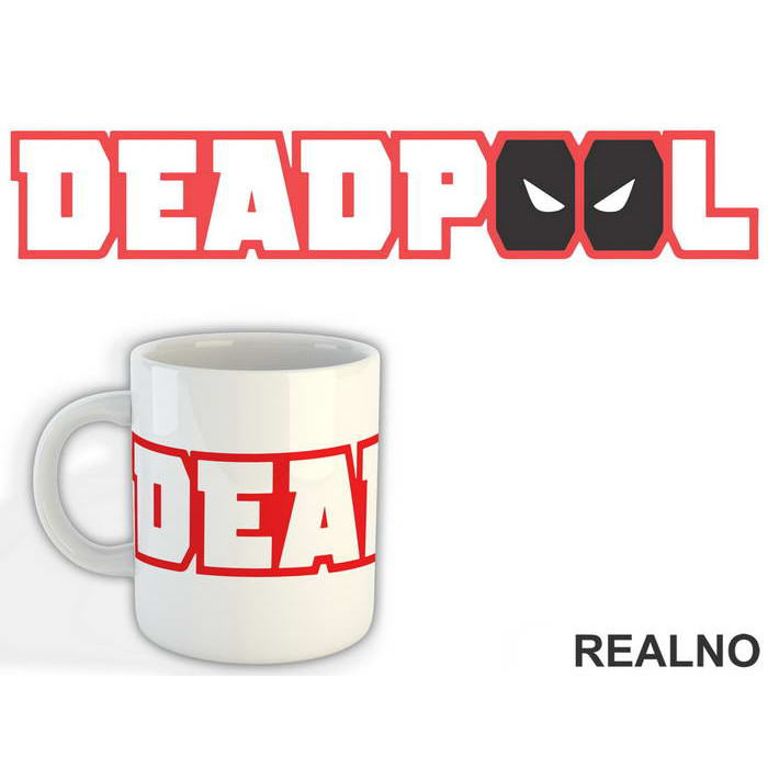 Logo - Deadpool - Šolja