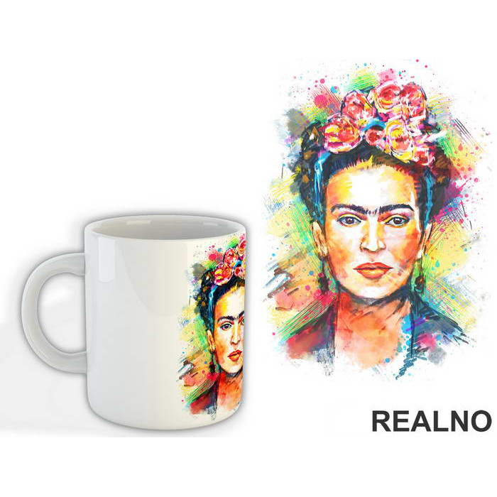 My painting carries with it the message of pain - Frida Kahlo - Šolja
