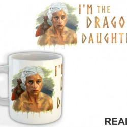 Khaleesi Is Dragons Daughter - House Targaryen - Game Of Thrones - GOT - Šolja