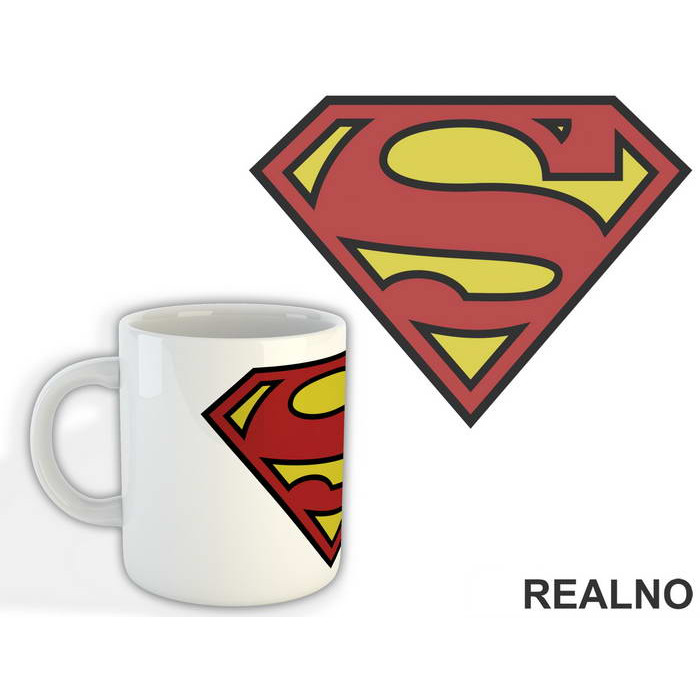 Logo - Superman - Šolja