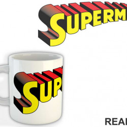 Comic Book Logo - Superman - Šolja