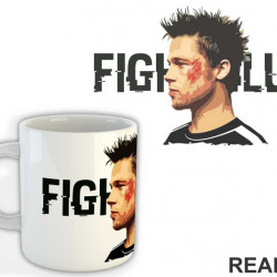 Tyler Durden And Logo - Fight Club - Šolja