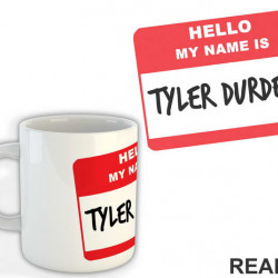 Hello, My Name Is Tyler Durden - Fight Club - Šolja