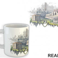 Drawing - Power Plant - Chernobyl - Šolja