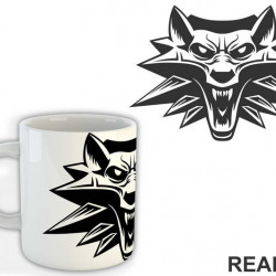 Wolf Head Logo - The Witcher - Šolja