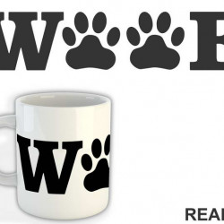 Woof Paws - Dog - Pas - Šolja