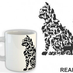 Cats Silhouette - Mačke - Šolja