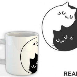 Yin Yang Cats - Mačke - Šolja