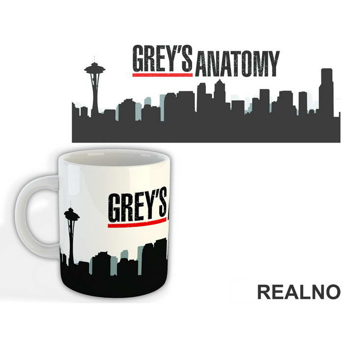 City Logo - Grey's Anatomy - Šolja
