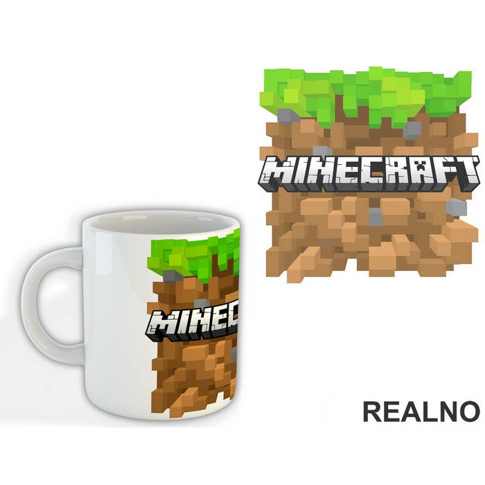 Blocks Logo - Minecraft - Šolja