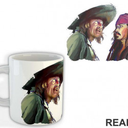 Jack And Barbossa - Pirates of the Caribbean - Šolja