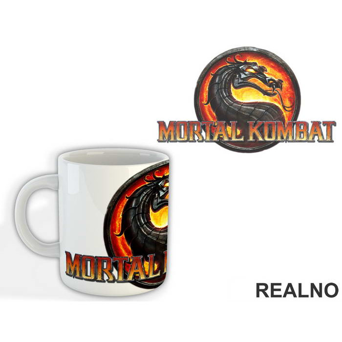 Fire Logo - Mortal Kombat - Šolja