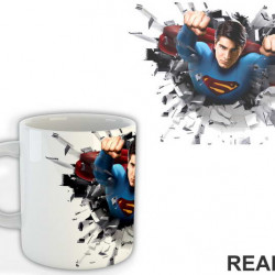 Flying Trough The Wall - Superman - Šolja