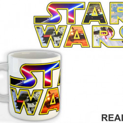 Colorful Logo - Star Wars - Šolja