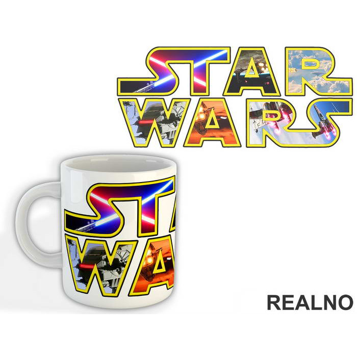 Colorful Logo - Star Wars - Šolja