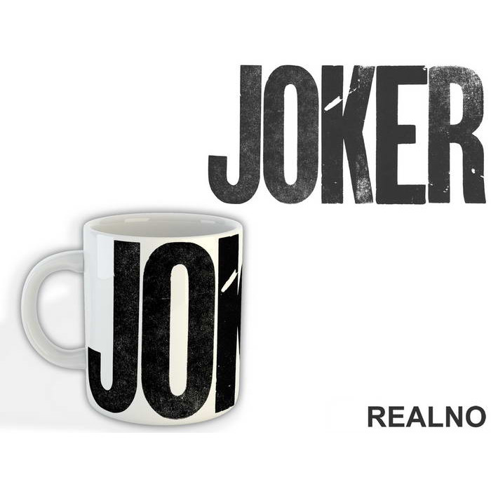 Text Logo - Joker - Šolja