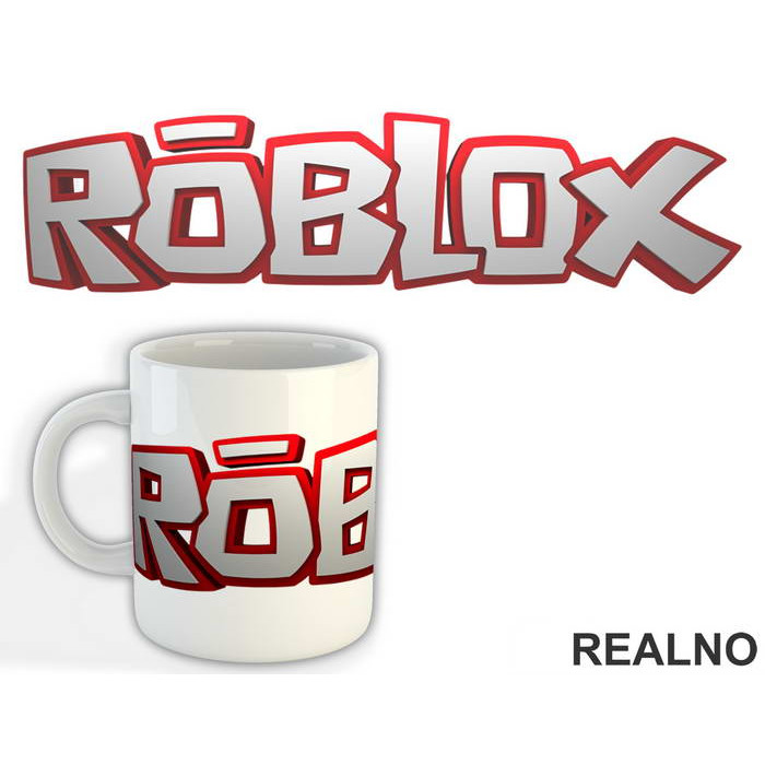 3D Text Logo - Roblox - Šolja