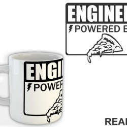 Powered By Pizza - Engineer - Šolja Powered By Pizza - Engineer - Šolja