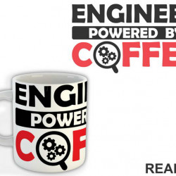 Powered By Coffee - Engineer - Šolja Powered By Coffee - Engineer - Šolja