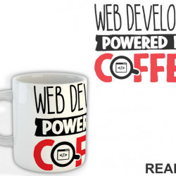 Web Developer Powered By Coffee - Engineer - Šolja Web Developer Powered By Coffee - Engineer - Šolja