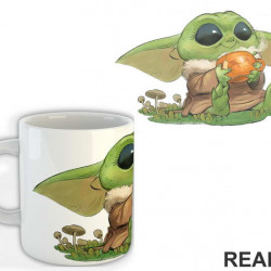 Baby Yoda Drinking Frog Tea - Yoda - Mandalorian - Star Wars - Šolja Baby Yoda Drinking Frog Tea - Yoda - Mandalorian - Star Wars - Šolja