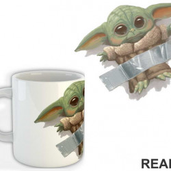 Baby Yoda Taped - Yoda - Mandalorian - Star Wars - Šolja Baby Yoda Taped - Yoda - Mandalorian - Star Wars - Šolja