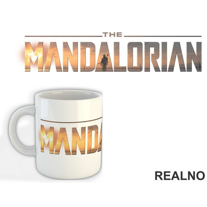 Logo - Mandalorian - Star Wars - Šolja