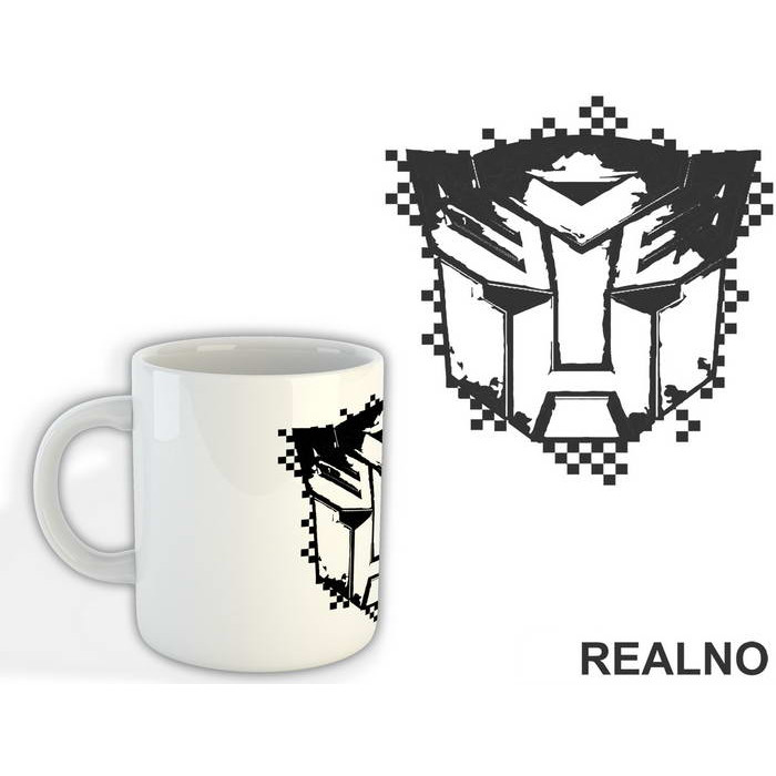 Autobot Squares Logo - Transformers - Šolja