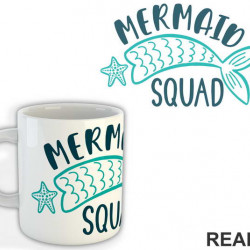 Mermaid Squad Green - Sirene - Šolja