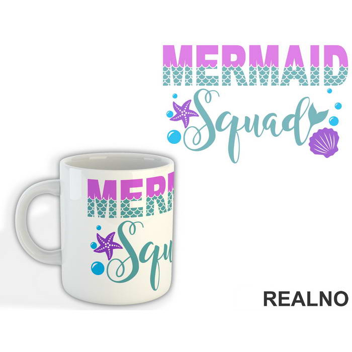 Mermaid Squad - Sirene - Šolja
