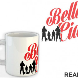 Bella Ciao Characters Silhouette - La Casa de Papel - Money Heist - Šolja