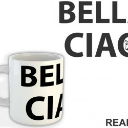 Bella Ciao Mask Inside - La Casa de Papel - Money Heist - Šolja