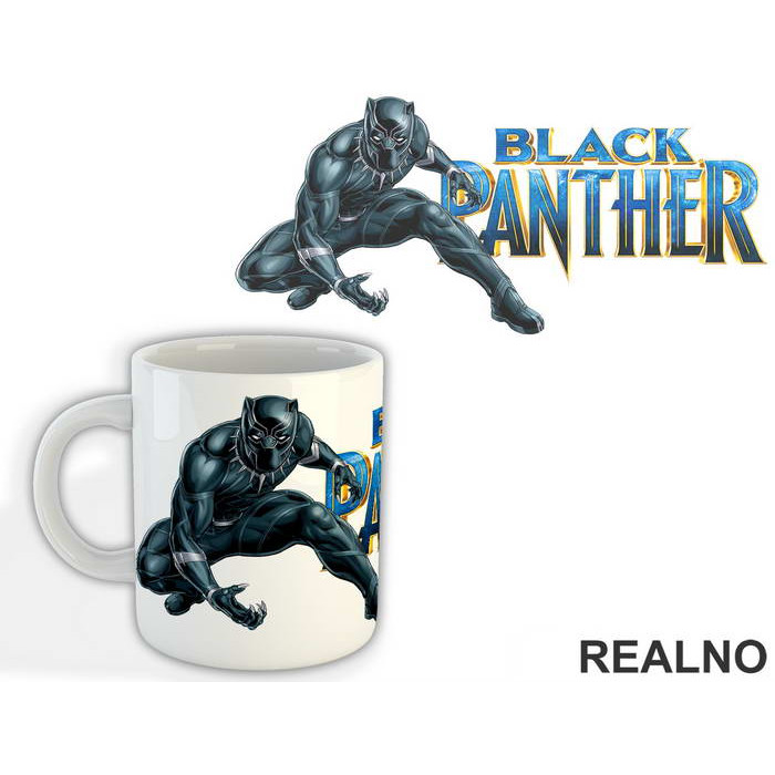 Logo - Black Panther - Šolja