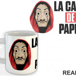 Mask And Logo - La Casa de Papel - Money Heist - Šolja