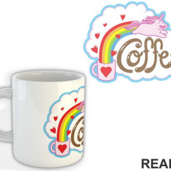 Unicorn Coming Out Of The Coffee Mug - Jednorog - Šolja