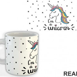 I'm A Unicorn With Stars - Jednorog - Šolja
