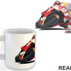 Marc Marquez On A Bike Clipart - 93 - MotoGP - Sport - Šolja