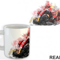 Marc Marquez Watercolor Splash - 93 - MotoGP - Sport - Šolja