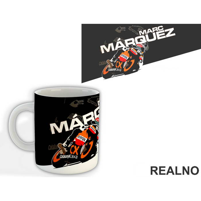 Marc Marquez Riding - 93 - MotoGP - Sport - Šolja