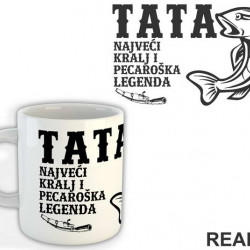 Tata Najveći Kralj I Pecaroška Legenda - Pecanje - Fishing - Šolja