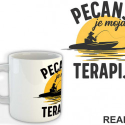 Pecanje Je Moja Terapija - Fishing - Šolja
