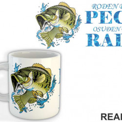 Rodjen Da Peca Osudjen Da Radi - Pecanje - Fishing - Šolja