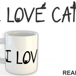 I Love Cats - Mačke - Cat - Šolja