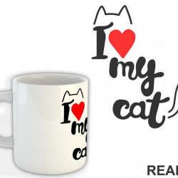 I Love My Cat - Mačke - Cat - Šolja