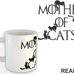 Mother Of Cats - Mačke - Cat - Šolja