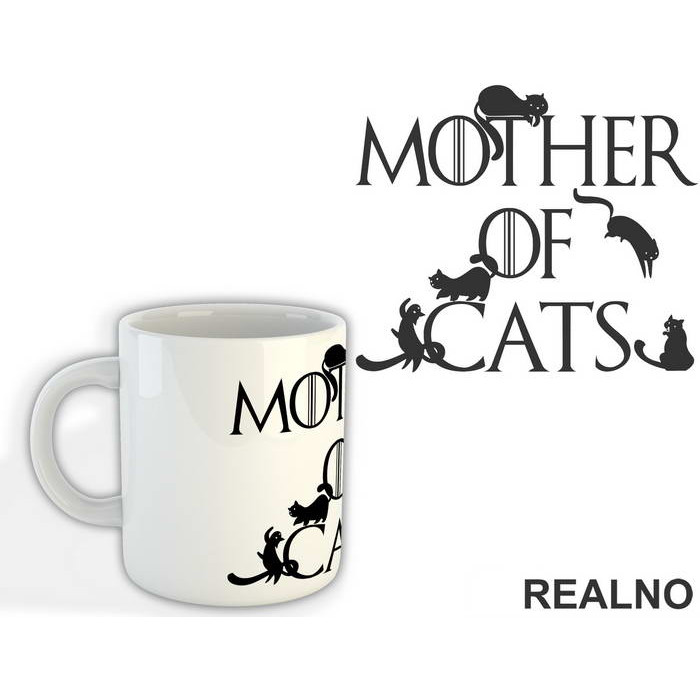 Mother Of Cats - Mačke - Cat - Šolja